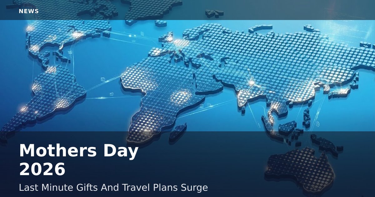 Mother's Day 2026: Last-Minute Gifts And Travel Plans Surge