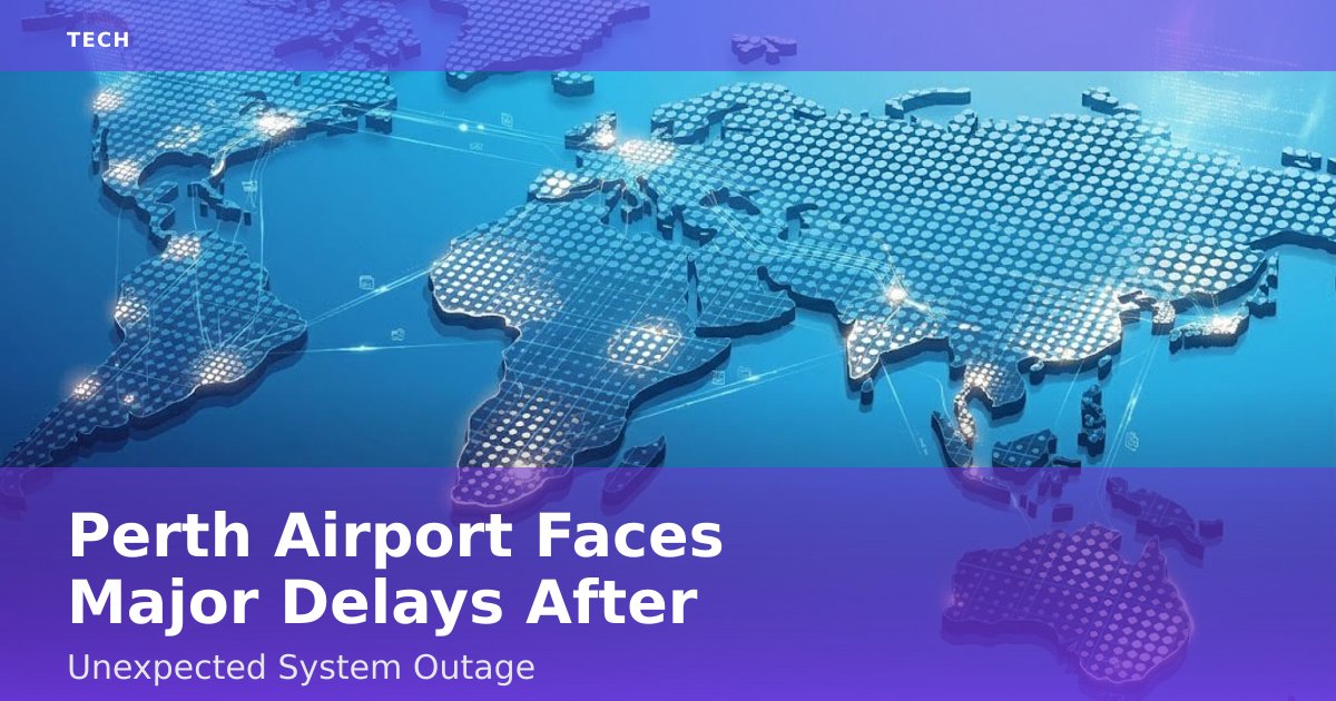 Perth Airport Faces Major Delays After Unexpected System Outage