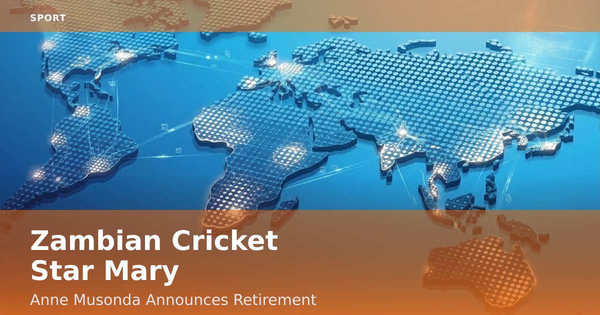Zambian Cricket Star Mary-Anne Musonda Announces Retirement